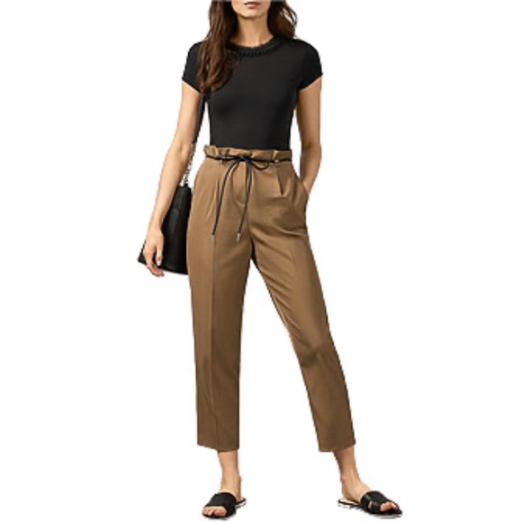 Ted Baker Jacii Frill Neck Fitted T-shirt - Picture 3 of 6